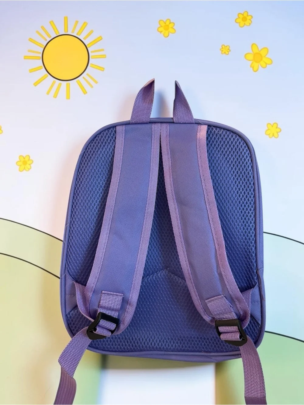 NWOT Kids Pink Character Backpack with Bunny Design-unbranded